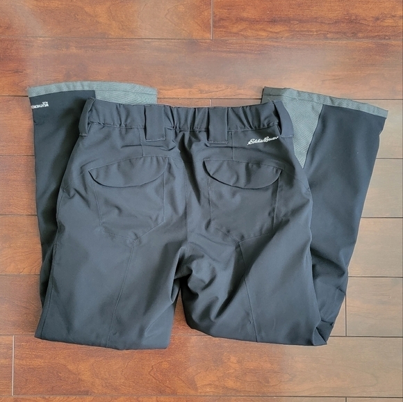 Eddie Bauer Women's Black Powder Search Insulated Ski Snow Pants Medium - Picture 4 of 6